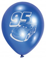 Vorschau: 6 Cars Lightning McQueen Luftballons 23 cm