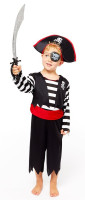 Disfraz del pirata Joe para niños