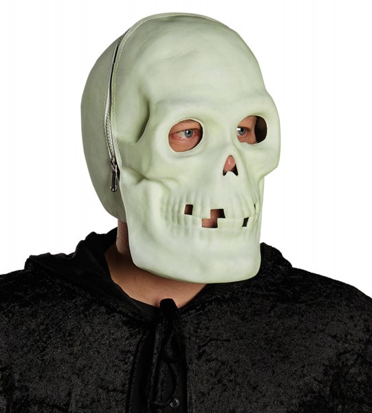 Luminous skull mask