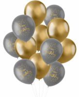 12 Golden Dawn Latexballons 30cm
