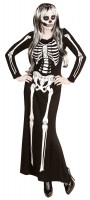 Vista previa: Disfraz de esqueleto elegante para mujer