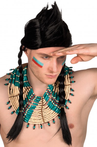 Soleaawa Indianer Perlen Halskette 3