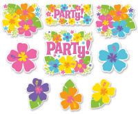Hawai party decoration hibiscus flowers