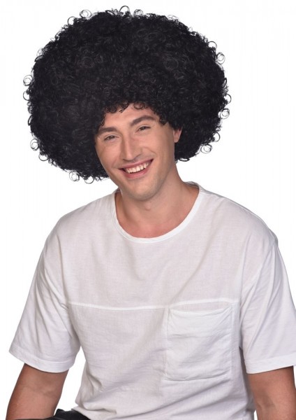 Black Afro wig Groovy