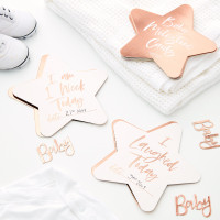 Anteprima: 24 carte pietra miliare Newborn Star