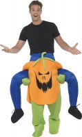 Preview: Pumpkin monster piggyback costume