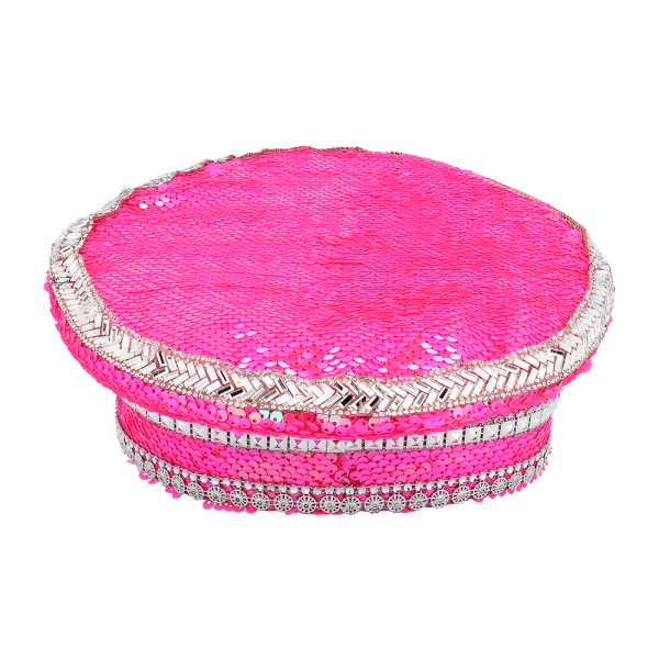 Pink Sparkle Glamour Mütze 5
