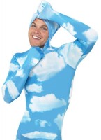 Preview: Cloudy blue sky Morphsuit full body suit