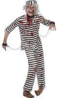 Preview: Bloody zombie convict men's costume