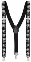 Preview: Poisonous cobwebs suspenders black and white