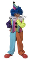 Aperçu: Déguisement clown pompon arc-en-ciel enfant