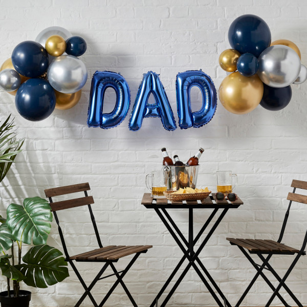 Balloon garland DAD luxary blue