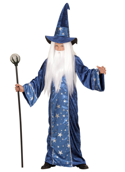 Magischer Zauberer Kinder Kostüm 3