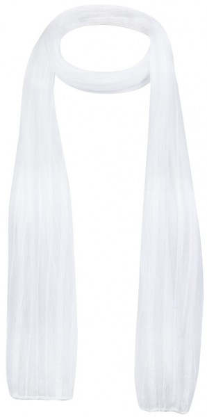 Weiß-Transparentes Tuch 160x27cm 3
