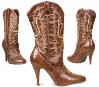 Oversigt: Wild West Cowgirl støvler