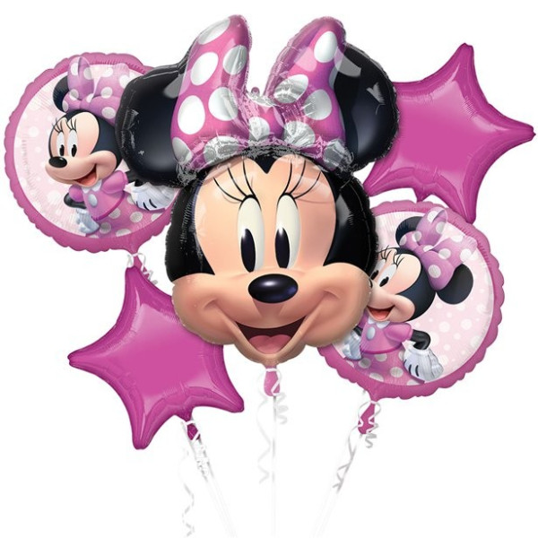 Minnie Mouse Star balloon bouquet