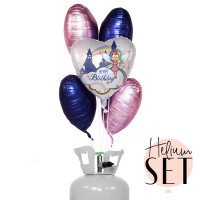 Vorschau: Fee Geburtstag Ballonbouquet-Set mit Heliumbehälter