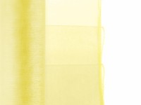 Voorvertoning: Gevoerde organza Juna geel 9m x 38cm
