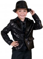 Preview: Black sequin children's jacket Rico