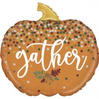 Gather pumpkin foil balloon 71cm