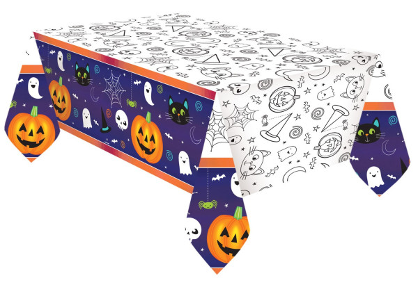 Happy Halloween paper tablecloth 2.6m
