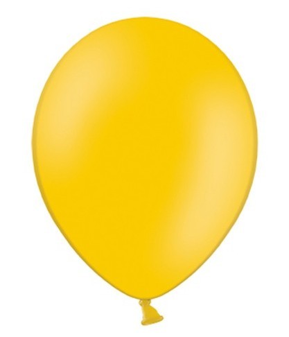 10 ballons étoiles de fête jaune soleil 27cm