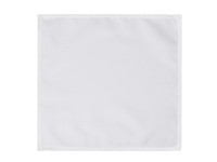 25 serviettes en tissu Julia Blossom blanc 35x35cm