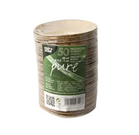 Voorvertoning: 50 bamboe fingerfood schaaltjes Teseo 8,5 cm