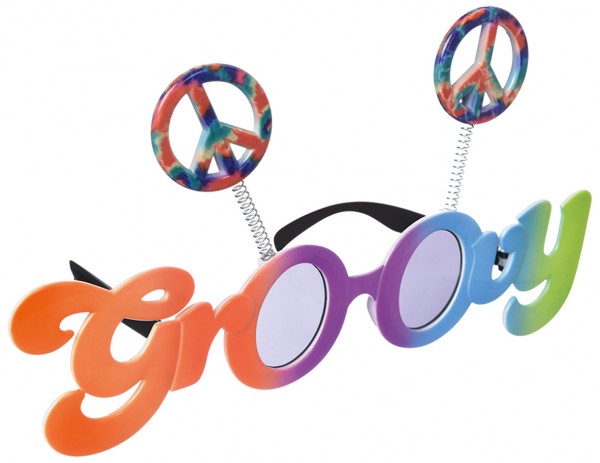 Groovy Tinted Colorful 60s Glasses