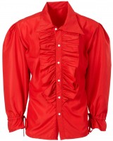 Voorvertoning: Spaans ruches shirt Carlos Red
