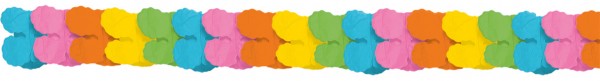 Colorful paper garland 3.65m