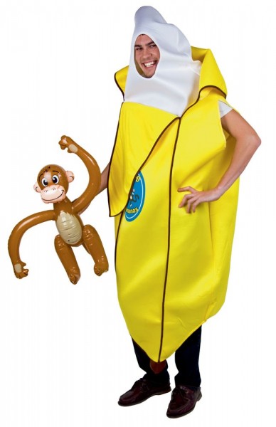 Kostium Żółty Banan męski deluxe