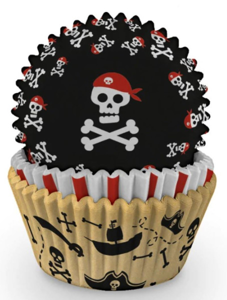 75 Piraten muffinvormen