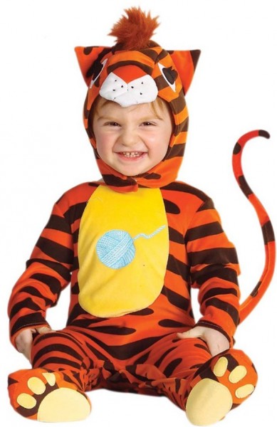 Sødt tiger kostum til småbørn