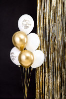 Oversigt: 50 tillykke med fødselsdagen til dig balloner 30cm