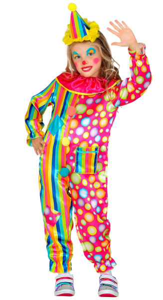 Dotty Rainbow Clownskostüm für Kinder 3