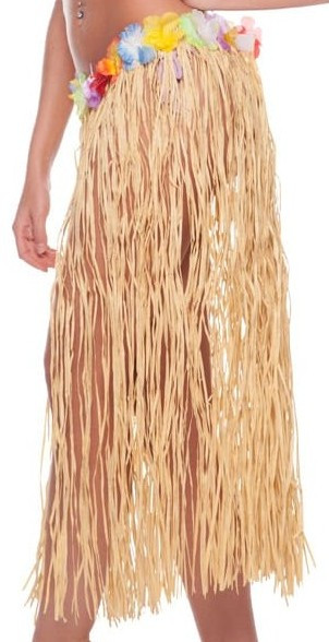 Hawai kjol Fluffy Natural 80cm