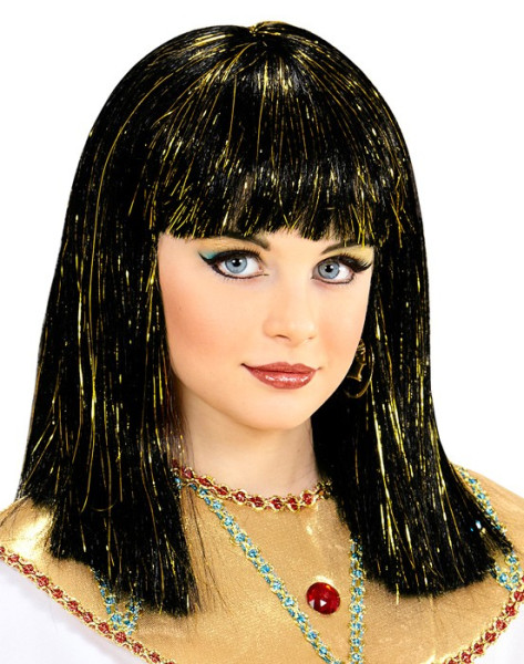 Peluca de Cleopatra con estilo