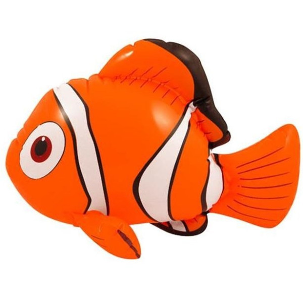 Inflatable clown fish 43cm