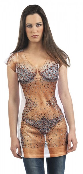 Sexy Strass Body Shirt Deluxe