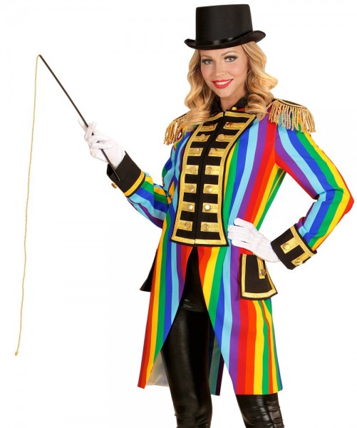 Rainbow Tailcoat Ringmaster Ladies