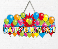 Spectacular Happy Birthday 3D Wandbild