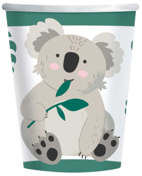 8 vasos de papel Sweet Koala 250ml