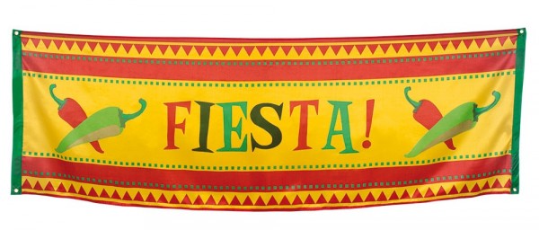 Vurige Fiesta Banner 220 x 74 cm