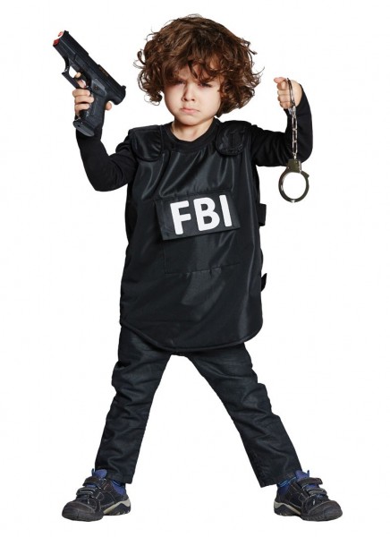 Chaleco de agente especial del FBI para niños