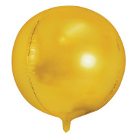 Orbz Ballon Partylover gold 40cm