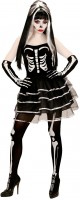 Vorschau: Skelett-Lady Hanna Kostüm