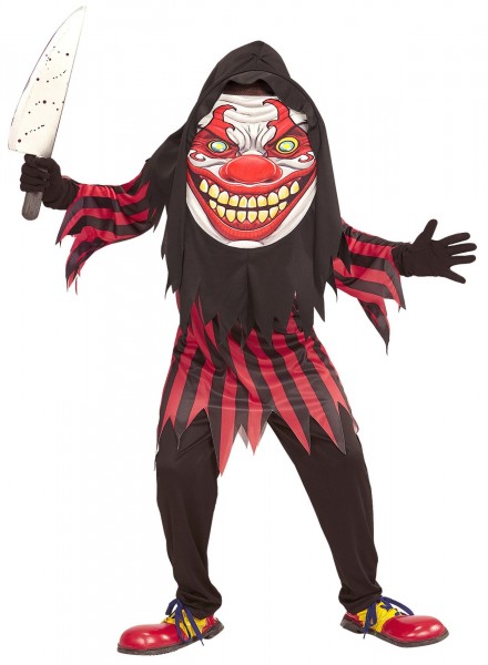 Costume enfant grimace de clown d'horreur XXL 2