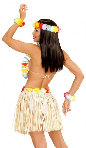 4-piece Hawaiian costume set 2