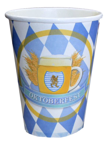 8 I love Oktoberfest paper cup